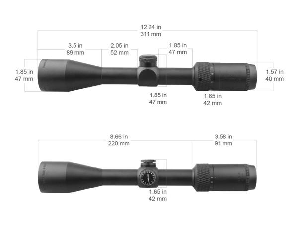 Vector Optics MATIZ 3-9X40 1'' SFP Tüfek Dürbünü